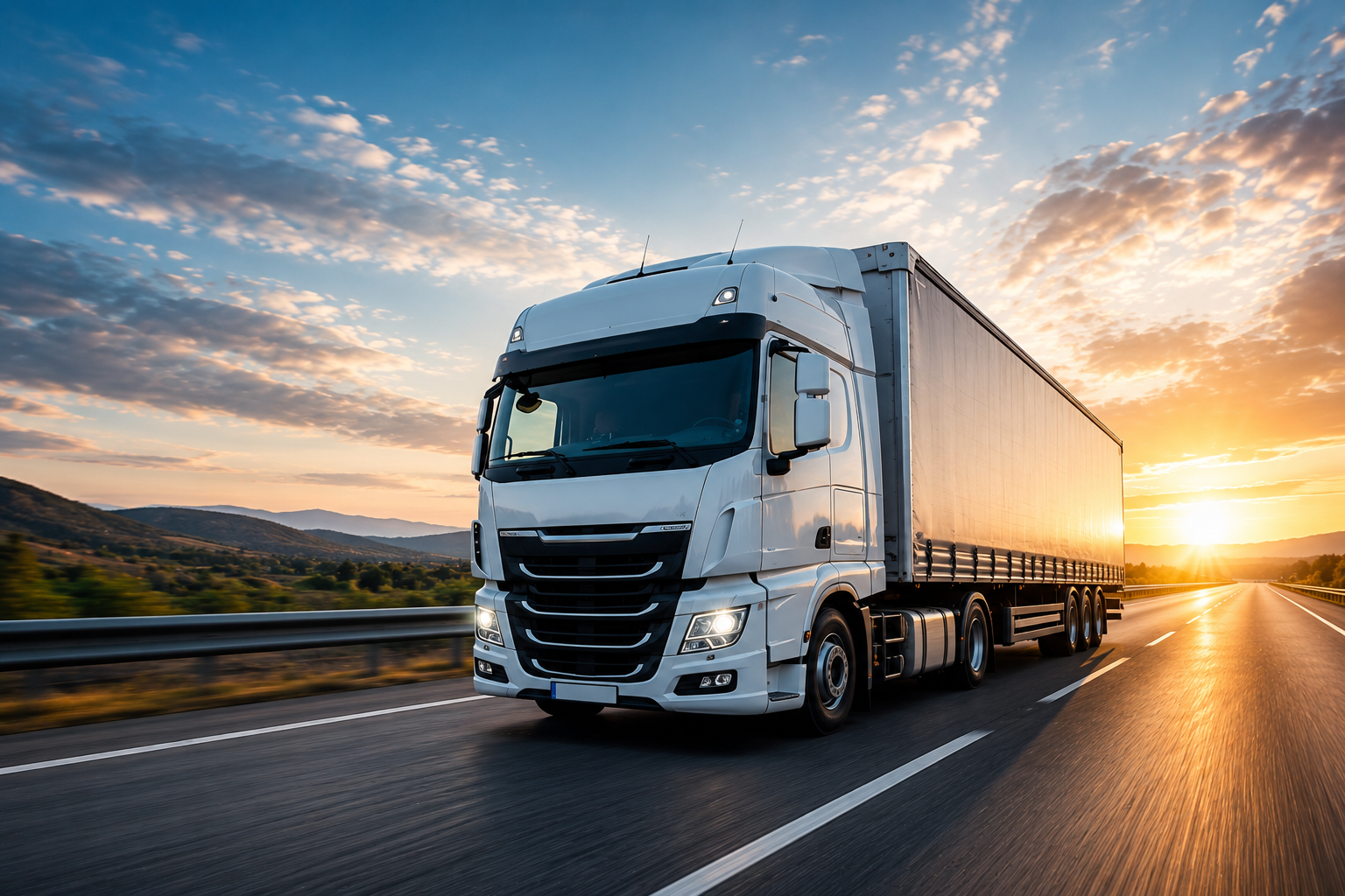 Camion in viaggio